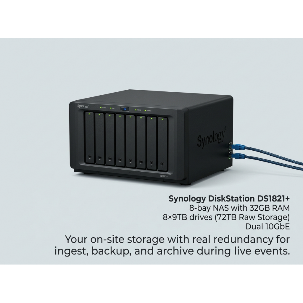 Synology NAS Rental for Content Production