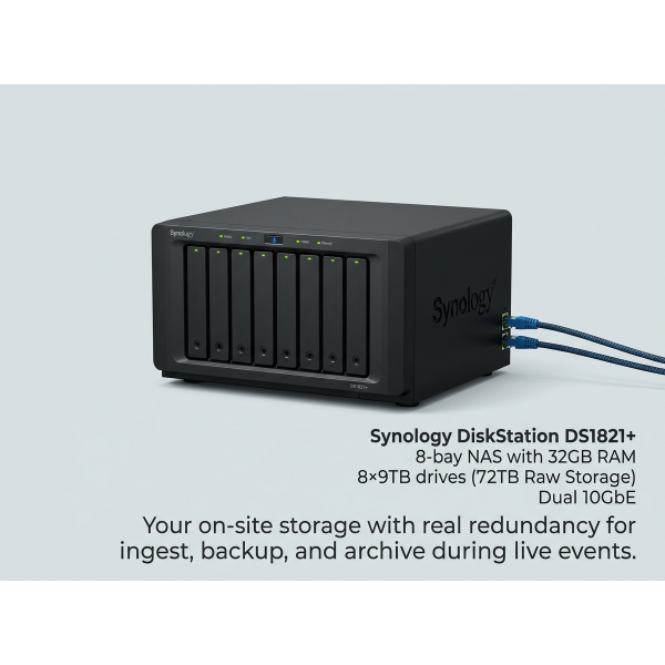 Synology NAS Rental for Content Production