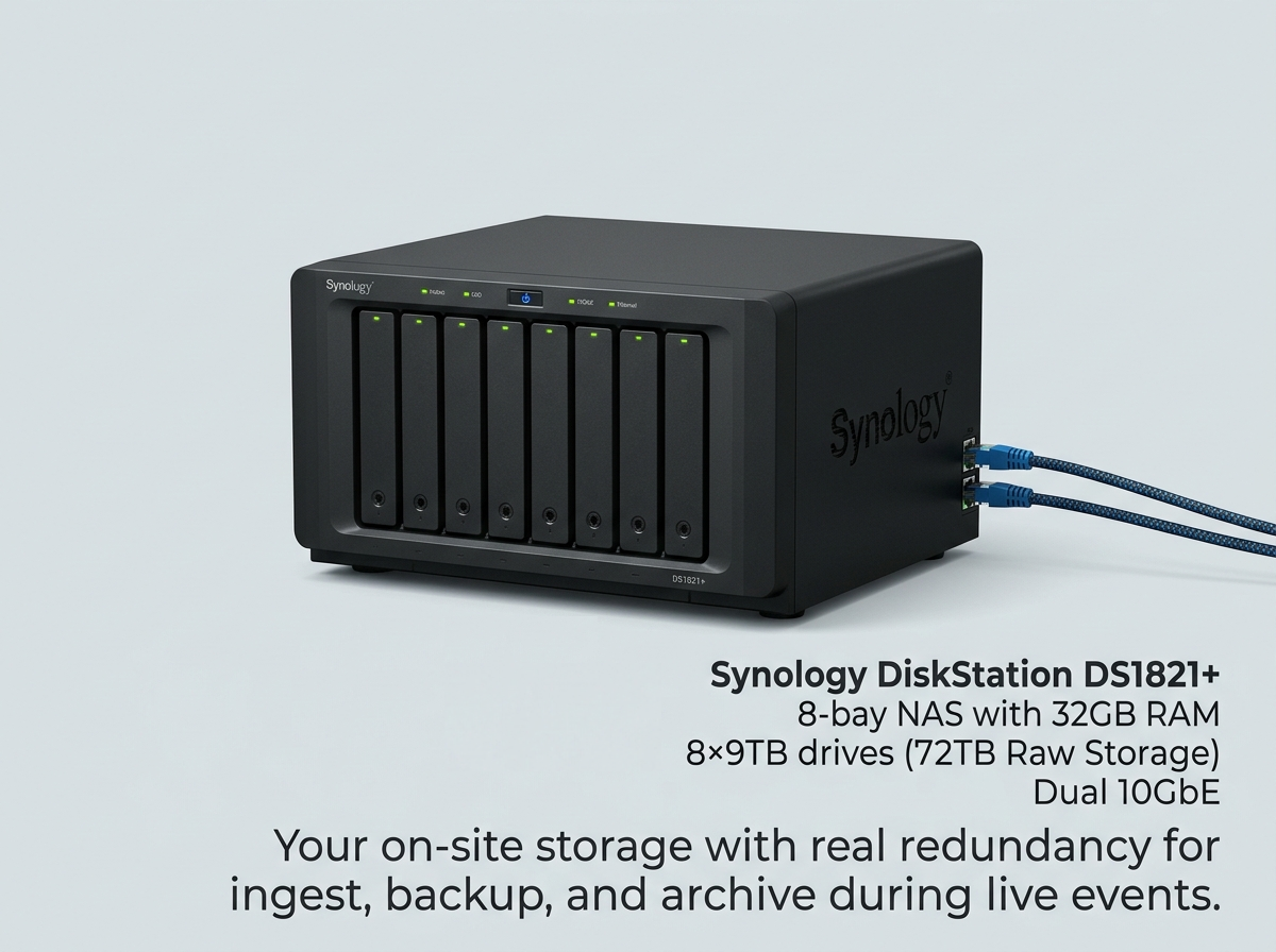 Synology NAS Rental for Content Production Synology NAS Rental for Content Production