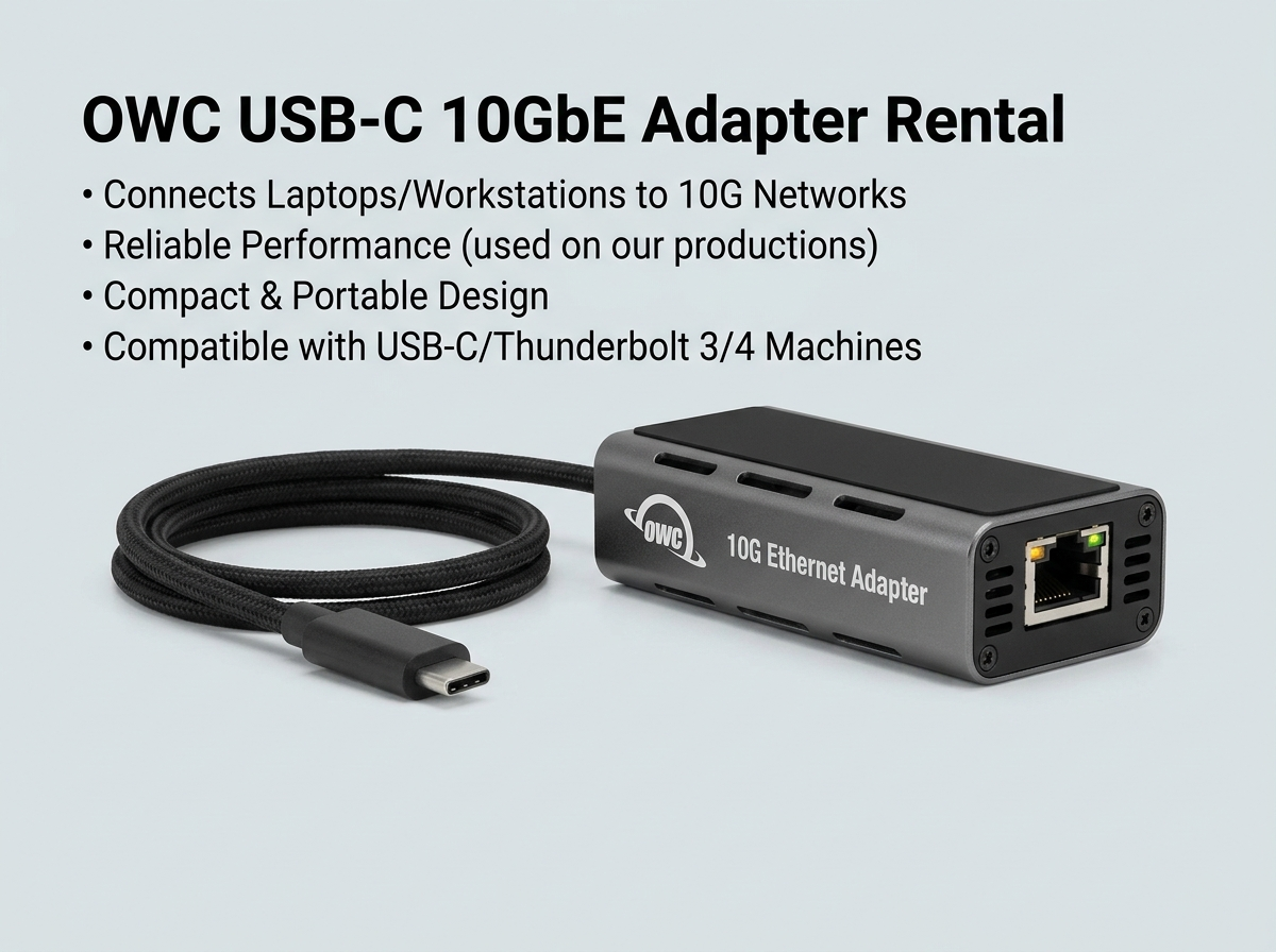 OWC USB-C 10GbE Adapter Rental OWC USB-C 10GbE Adapter Rental